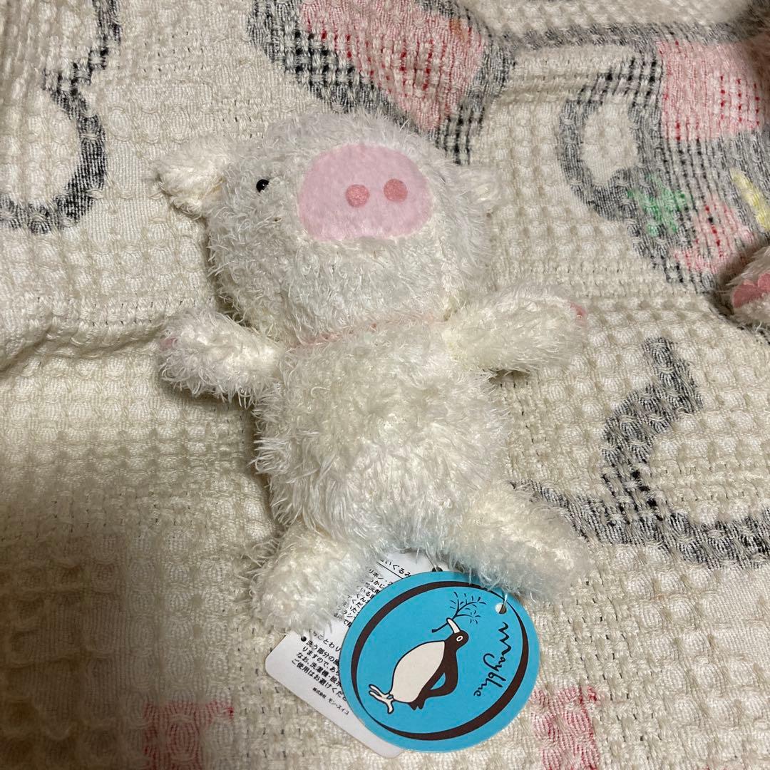 モンスイユ　プリエ　ブタ　ぬいぐるみ　M&Sサイズ 中古品　MAY BLUE