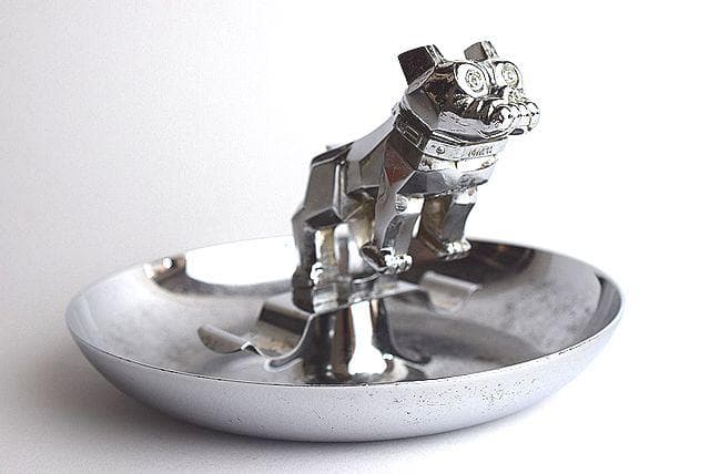 1970’s MACK マック トラック ブルドッグ ビンテージ 灰皿 鉄製 犬