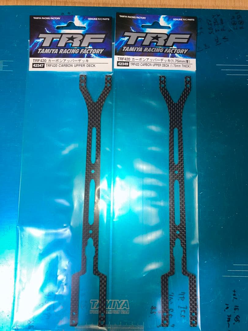 TRF420新品+アルミロワデッキ+アッパーデッキ2種付き