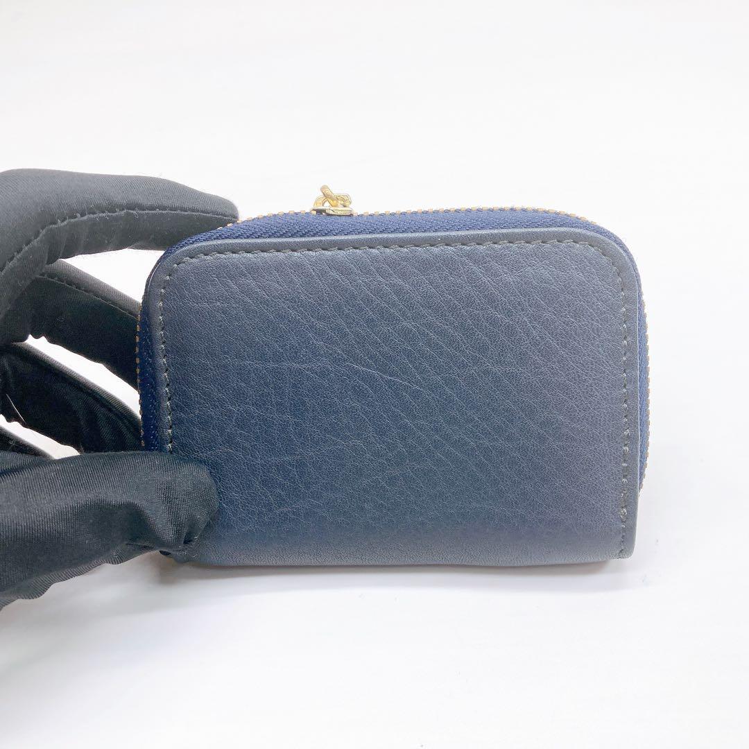 ✨美品✨COACH オールドコーチ ケース ヴィンテージ レザー ネイビー