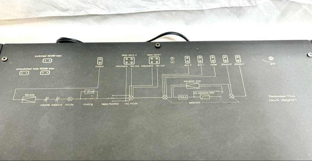 Technics プリアンプ 70A SU-9070 日本製
