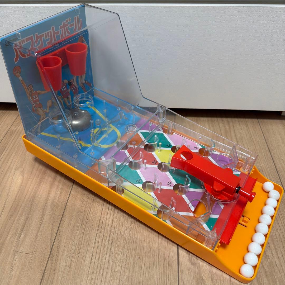 希少！バンダイスポーツゲーム　バスケットボール　昭和レトロスマートボールパチンコ