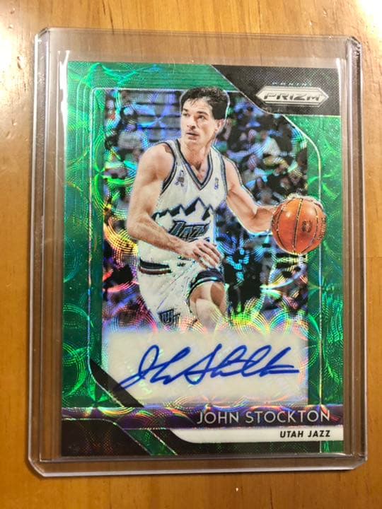 ストックトン John Stockton 8枚,25枚限定 サインカード 2枚