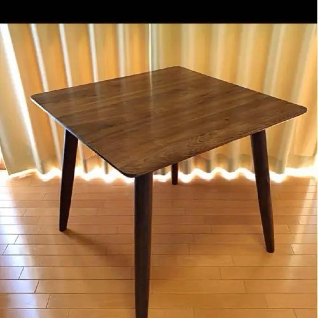 [10/5までに購入で割引]2-3人用ダイニングテーブル[80×80正方形］