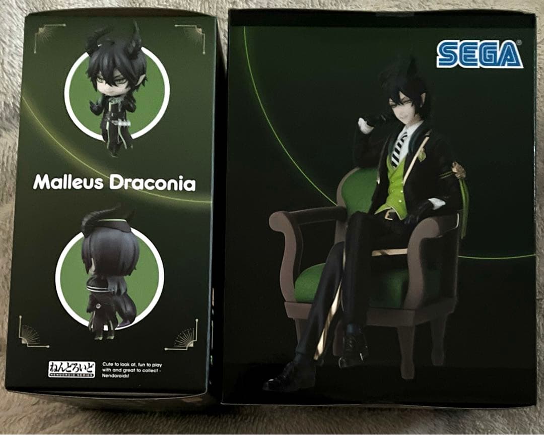 ツイステ マレウス フィギュア 2点セット ねんどろいど プライズ