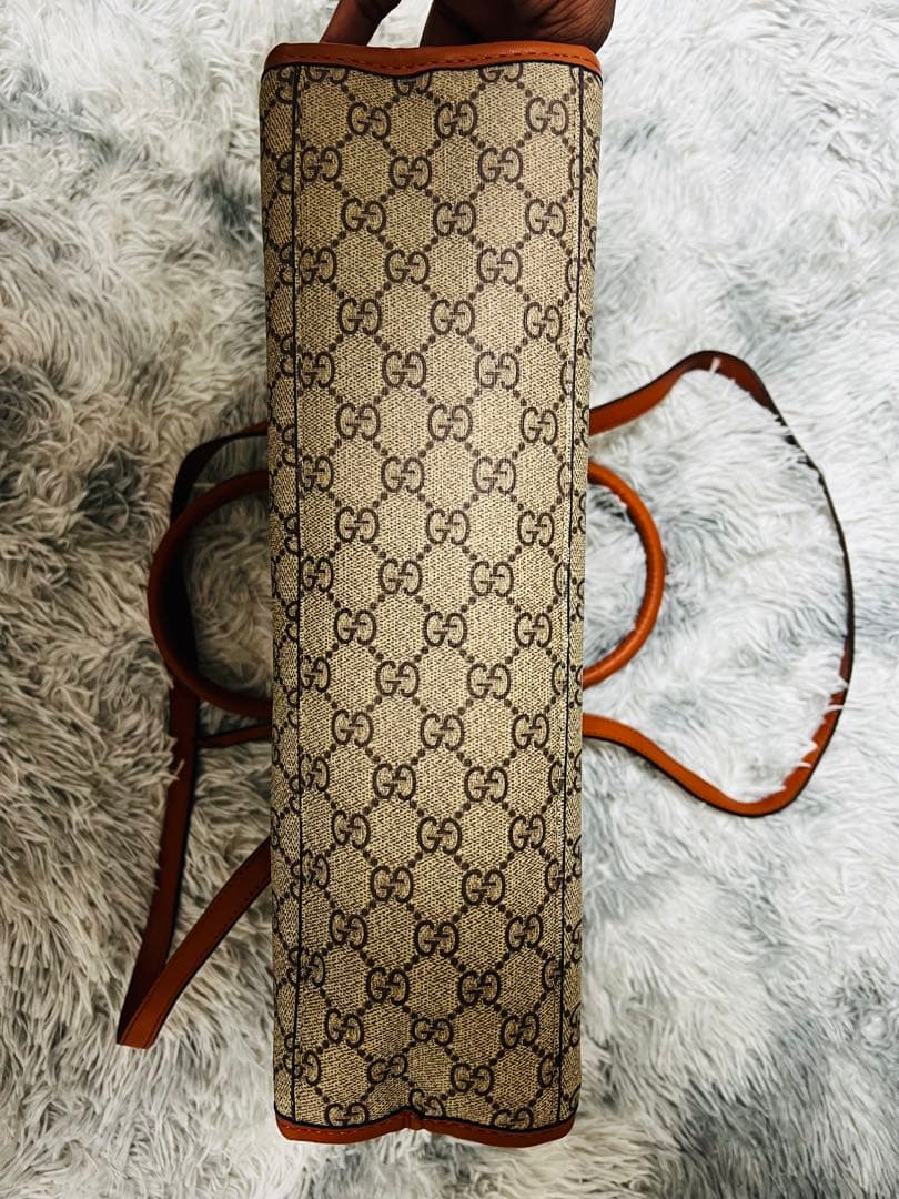 GUCCI トートバッグ ベージュ/ブラウン