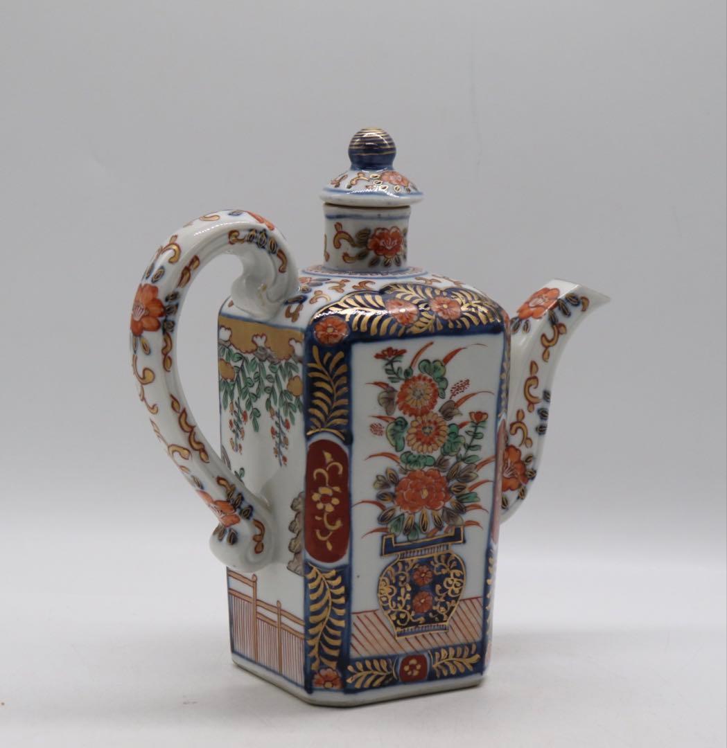 江戸　伊万里錦絵　水注　大明成化年製　送料込み250901