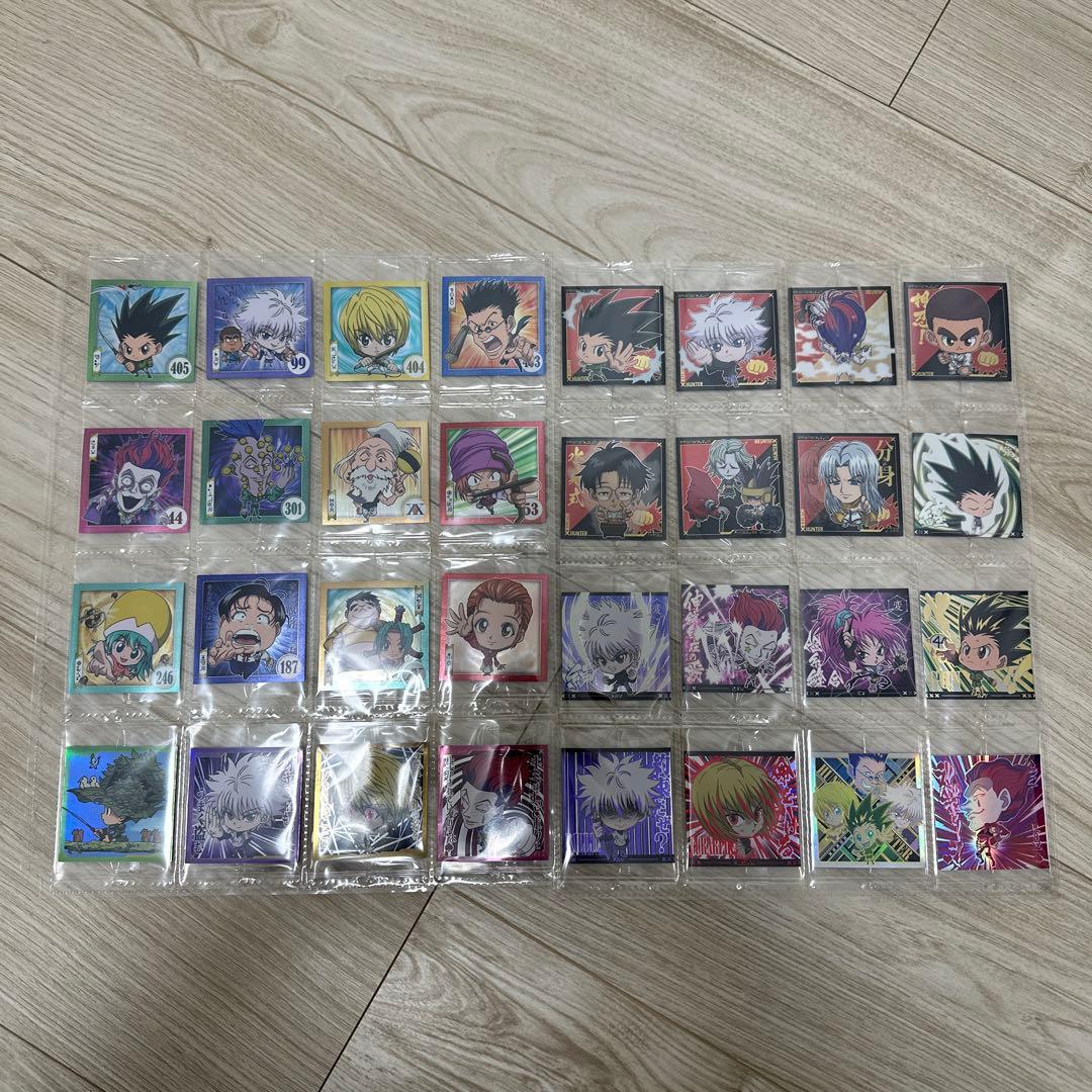 ハンターハンター　シール　ウエハース　1〜5フルコンプ　6 8