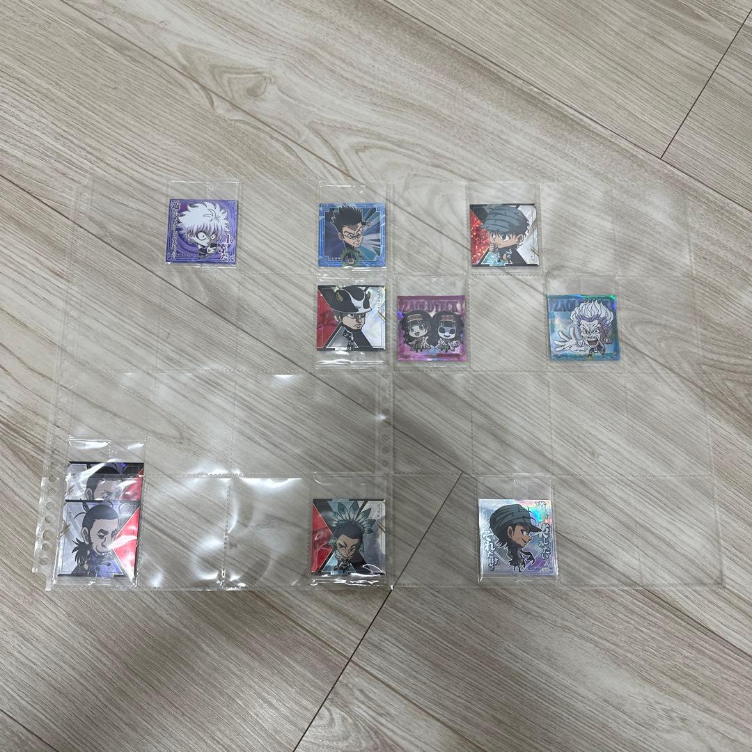 ハンターハンター　シール　ウエハース　1〜5フルコンプ　6 8