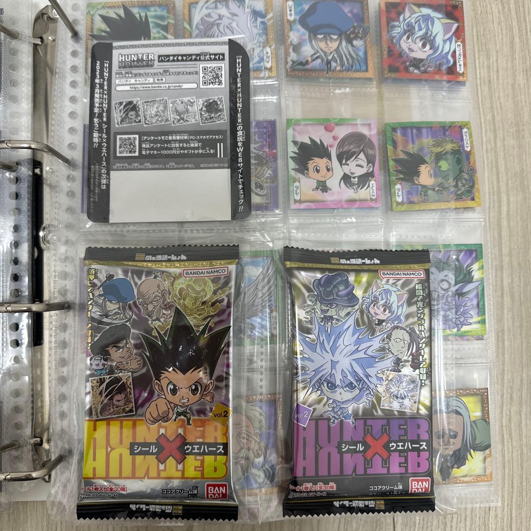 ハンターハンター　シール　ウエハース　1〜5フルコンプ　6 8