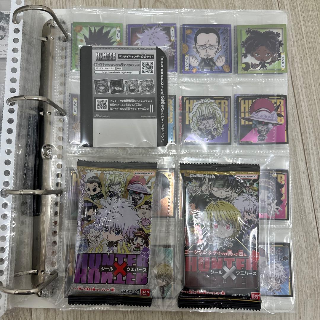 ハンターハンター　シール　ウエハース　1〜5フルコンプ　6 8