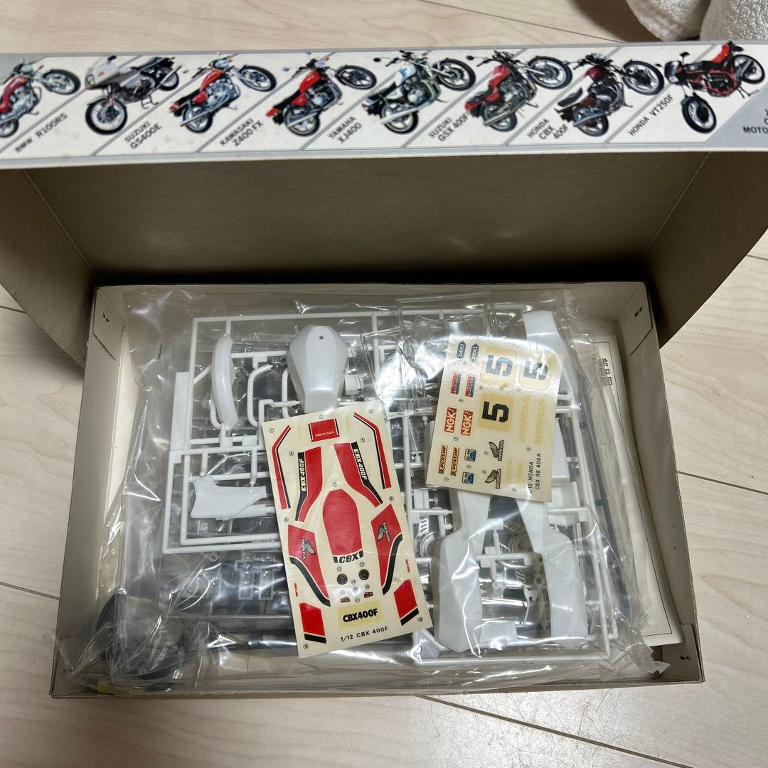 アオシマホンダ CBX400F プラモデルOPTION BIKE SP俺のマシン