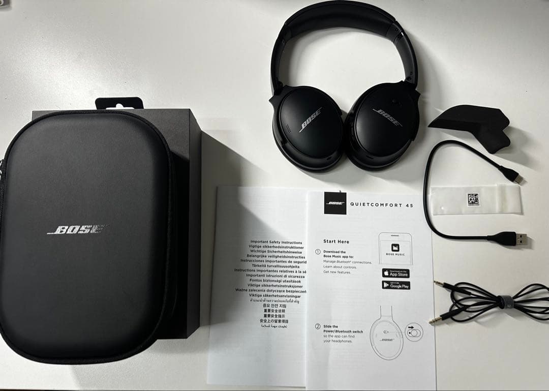 Bose QuietComfort 45 ワイヤレスヘッドホン