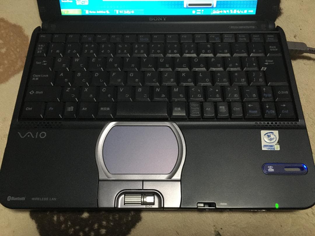 SONY ノートパソコン VAIO　PCG-SRX7 Windows XP