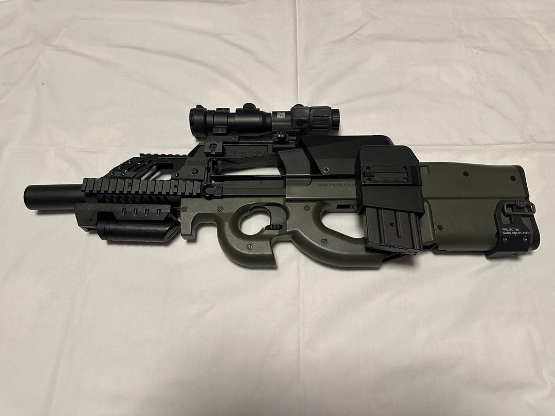 【カスタム済】東京マルイ P90 電動ガン エアガン ミリタリー　攻殻機動隊風