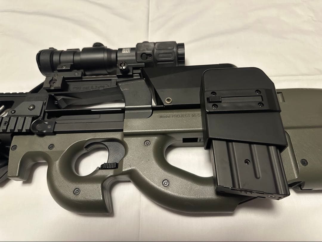 【カスタム済】東京マルイ P90 電動ガン エアガン ミリタリー　攻殻機動隊風