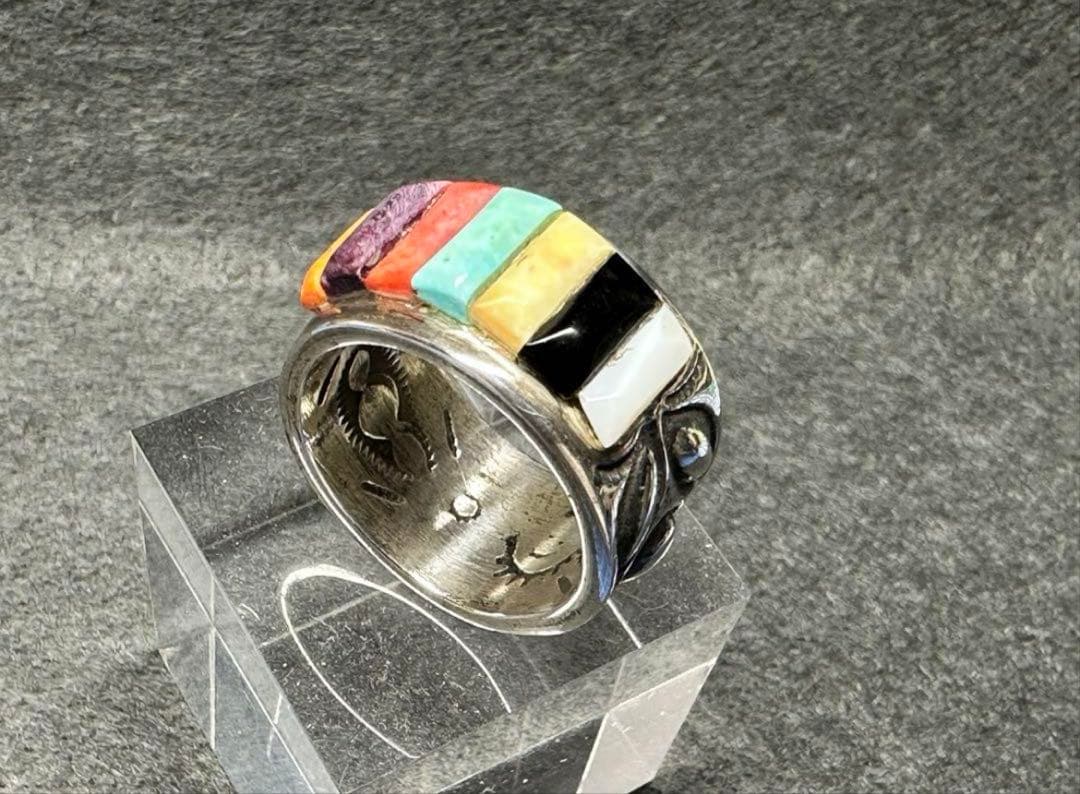 キ*)様 RAY ADAKAI レイアダカイ リング 18号 ナバホ族