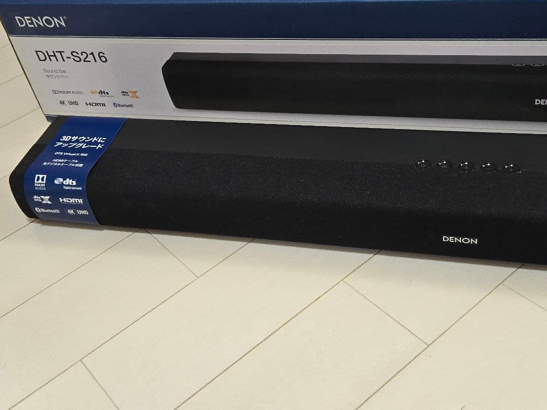 【美品/人気】DENON DHT-S216 サウンドバーBluetooth対応