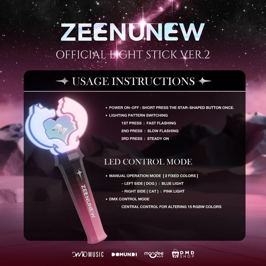 アイドル ZEENUNEW OFFICIAL LIGHT STICK VER. 2