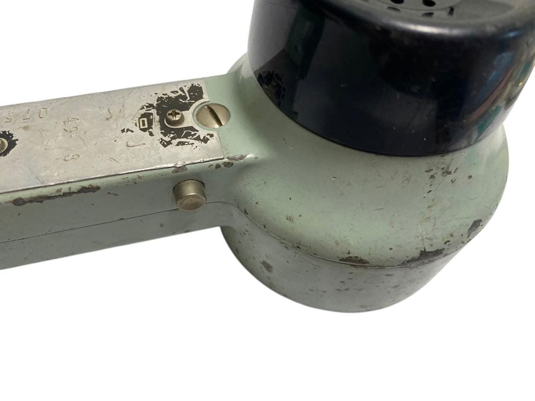 試験用送受器　電話器　レトロ　昭和アンティーク受話器