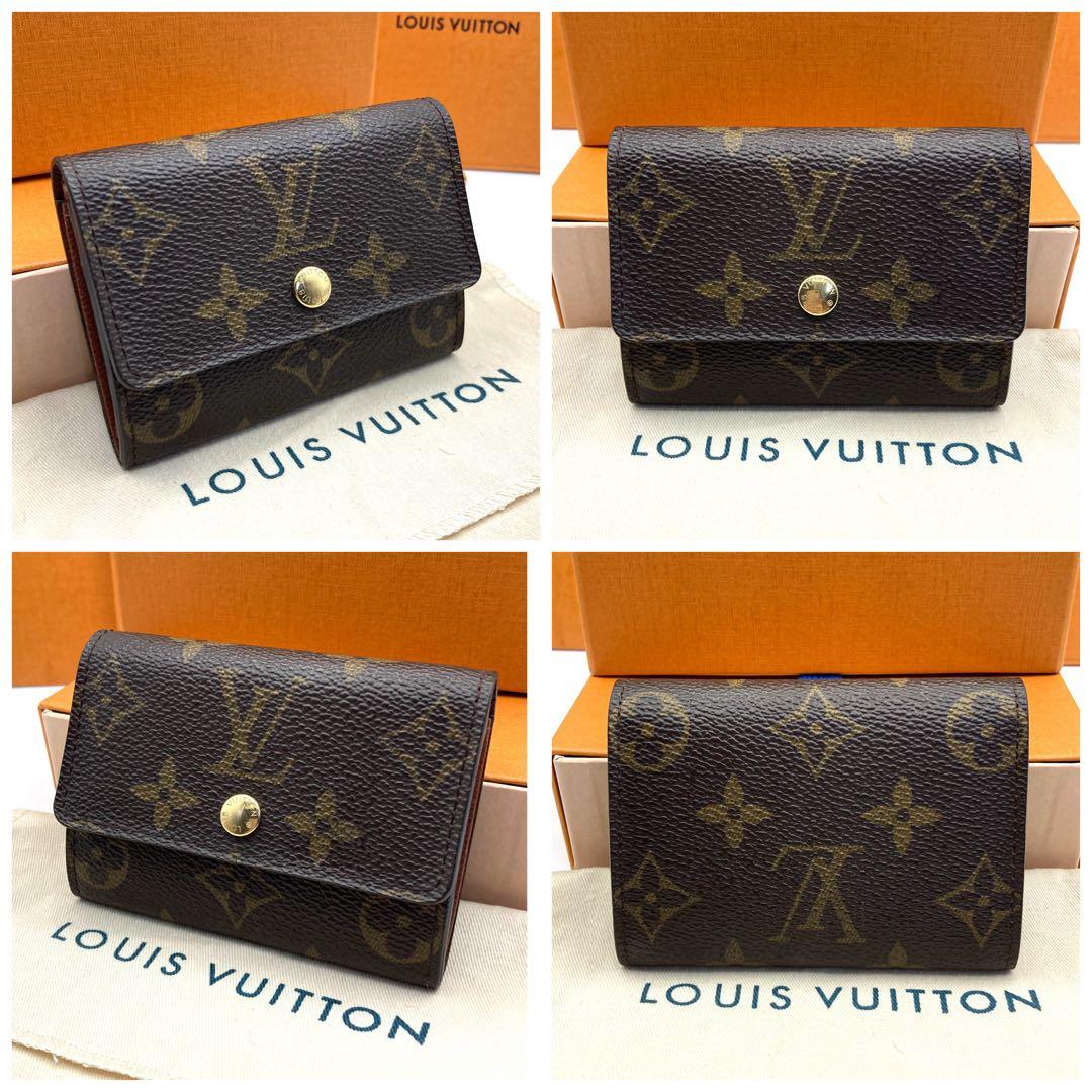 【極美品】ルイヴィトン ケース モノグラム ポルトモネプラ M61930