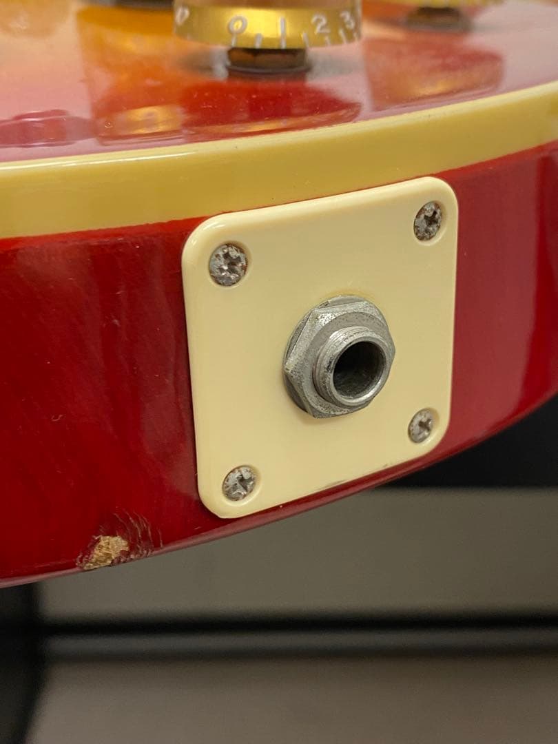 3-1759 Tomson/エレキギター/レスポールタイプ/赤茶色系