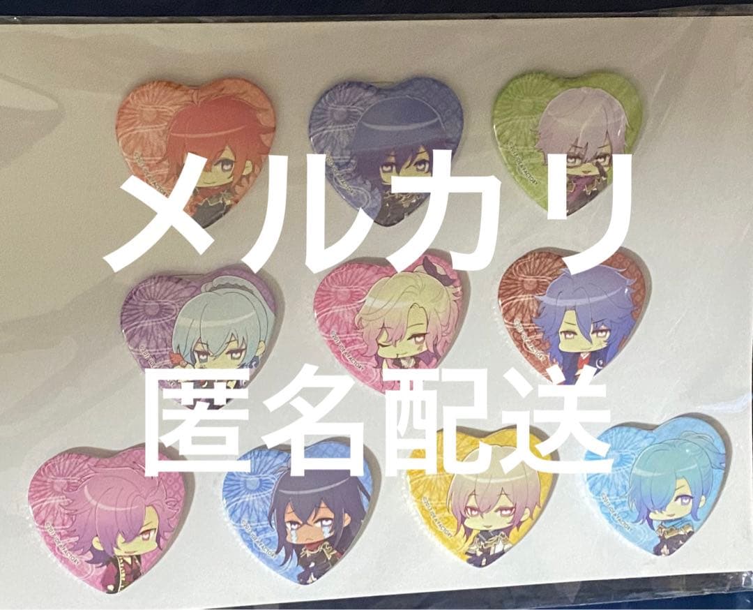 忍び、恋うつつ 甘蜜花絵巻 アニメイト限定セット 缶バッジ