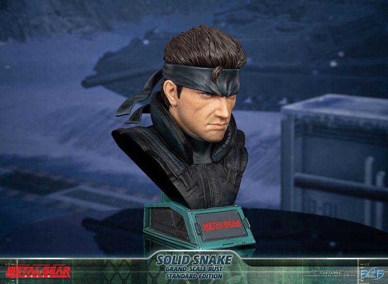 メタルギア ソリッド/ソリッド・スネーク グランドスケール バスト　フィギュア