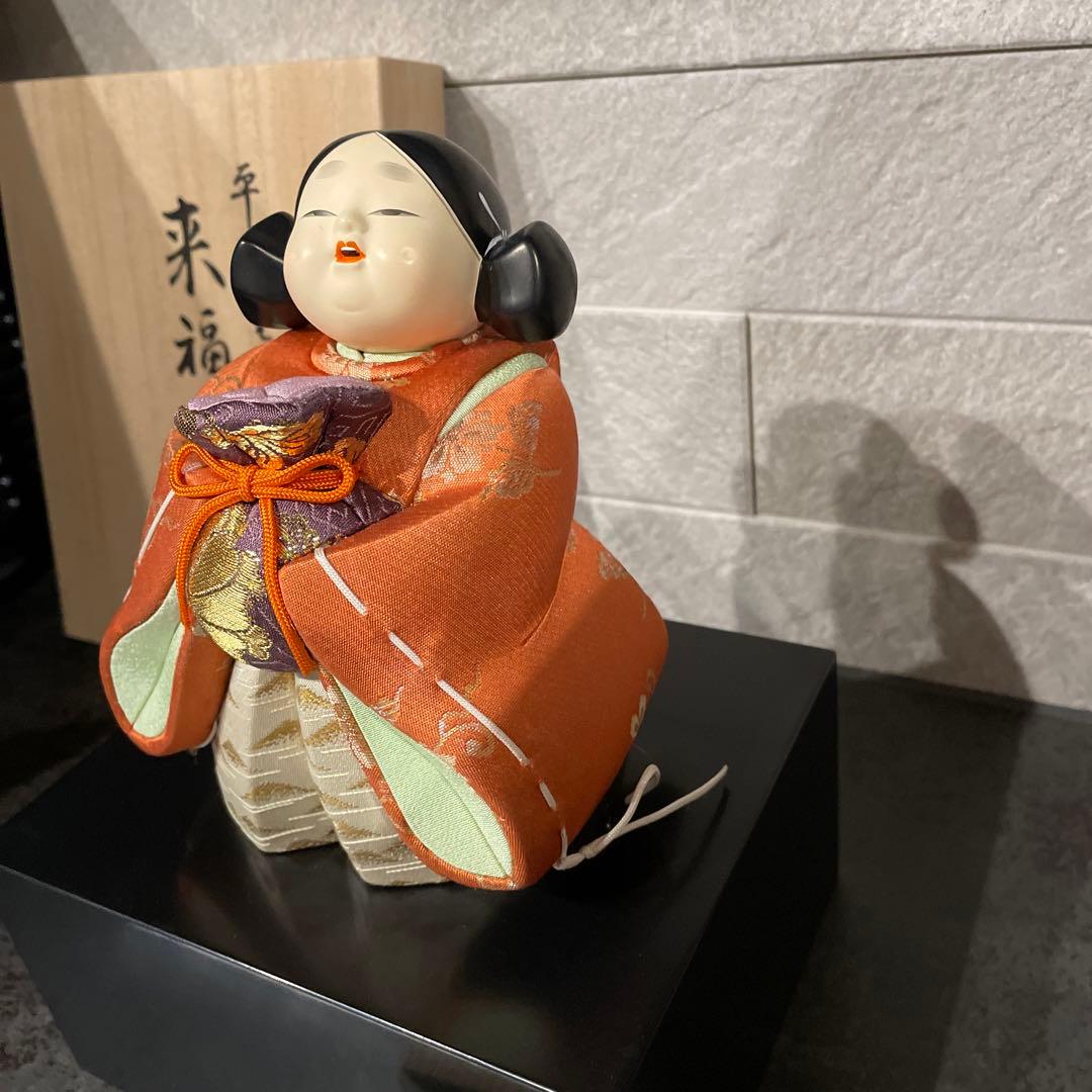 東玉工房　鈴木賢一　　　　来福童子　木目込み人形