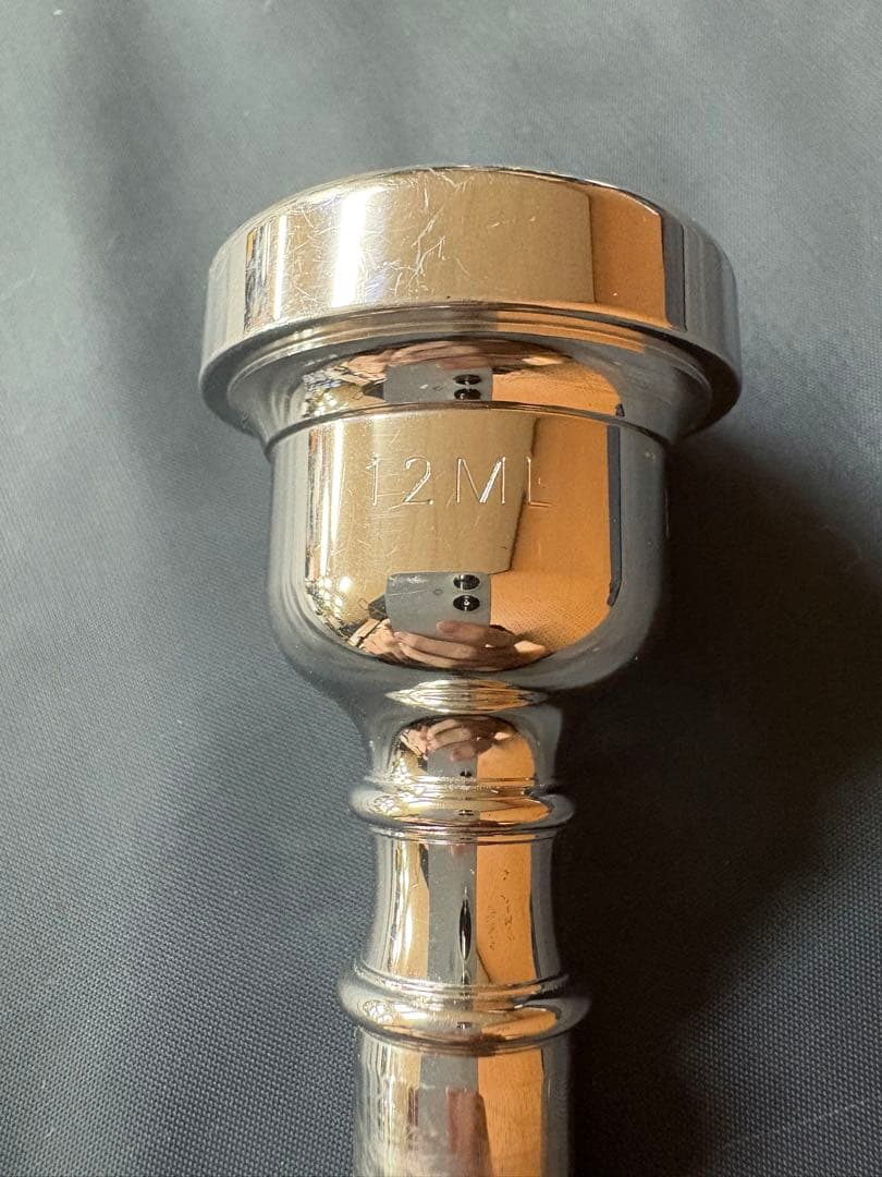 ハモンドデザイン ユーフォニウム用マウスピース 12ML ロジウムメッキ加工