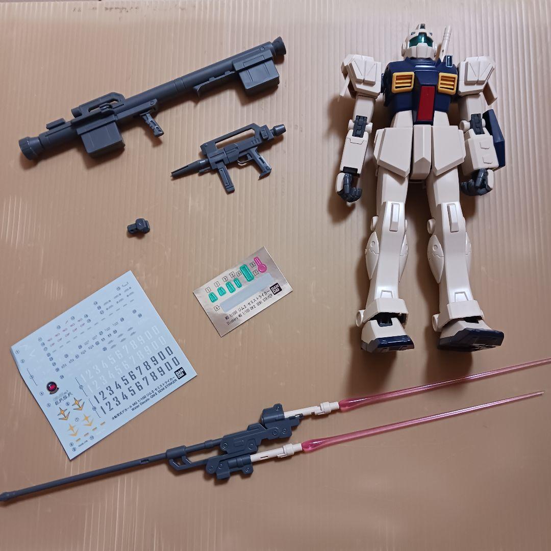 MG 1/100 ジムII セミストライカー ガンプラガンダム の プラモデル