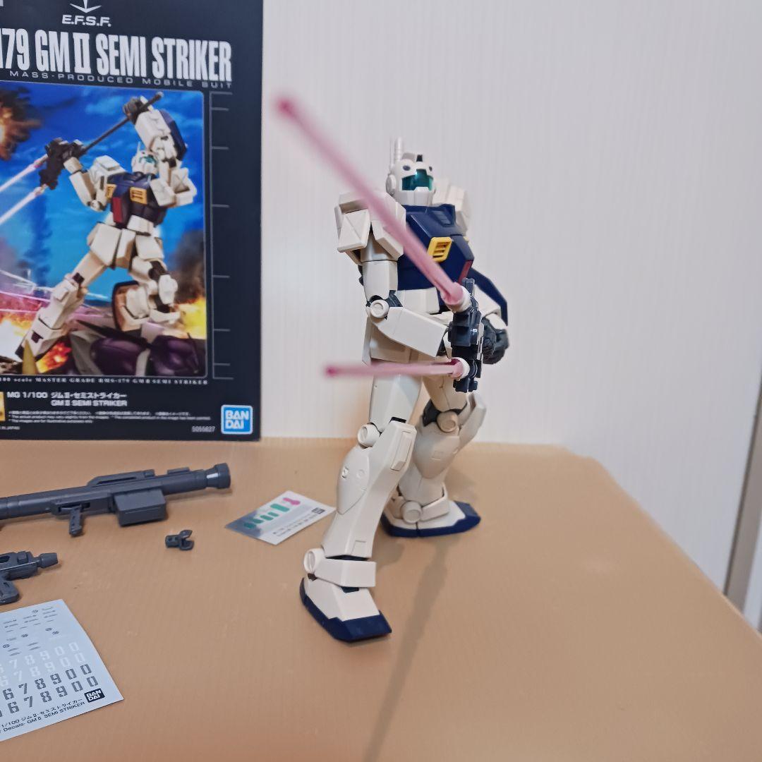 MG 1/100 ジムII セミストライカー ガンプラガンダム の プラモデル