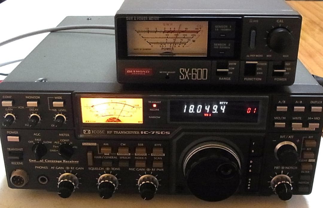 ICOM IC-750S(10W)HFトランシーバー　現状品