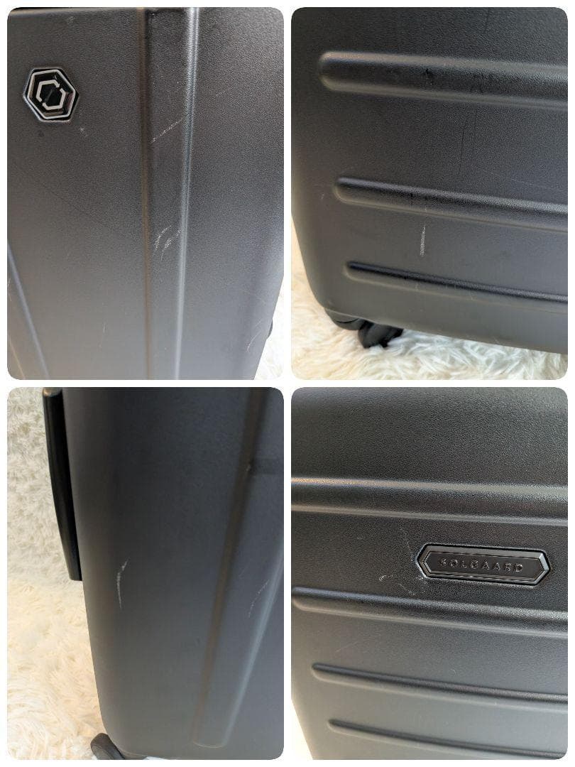 沖なはです！SOLGAARD キャリーケース USBポート付き 吊り下げ