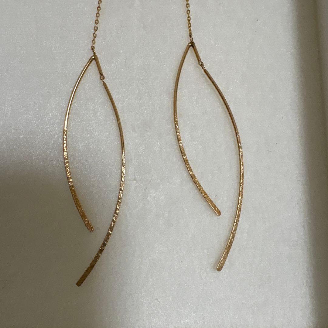 アガット　k10 ピアス