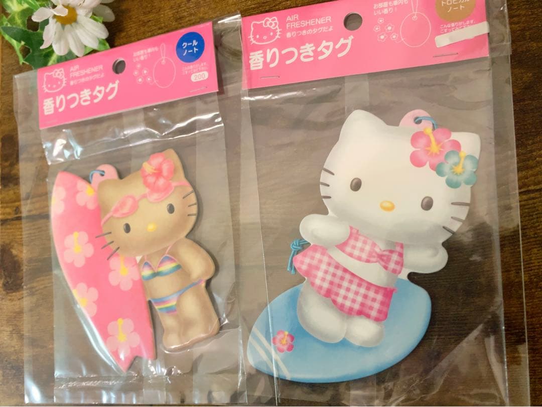 【入手困難】日焼けキティ　ギャルキティ　サーフ　フレグラタグ　激レア　希少　2点
