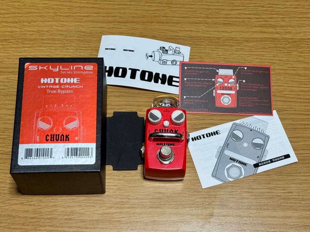 HOTONE \"CHUNK\" Distortion ディストーション 箱・取説付