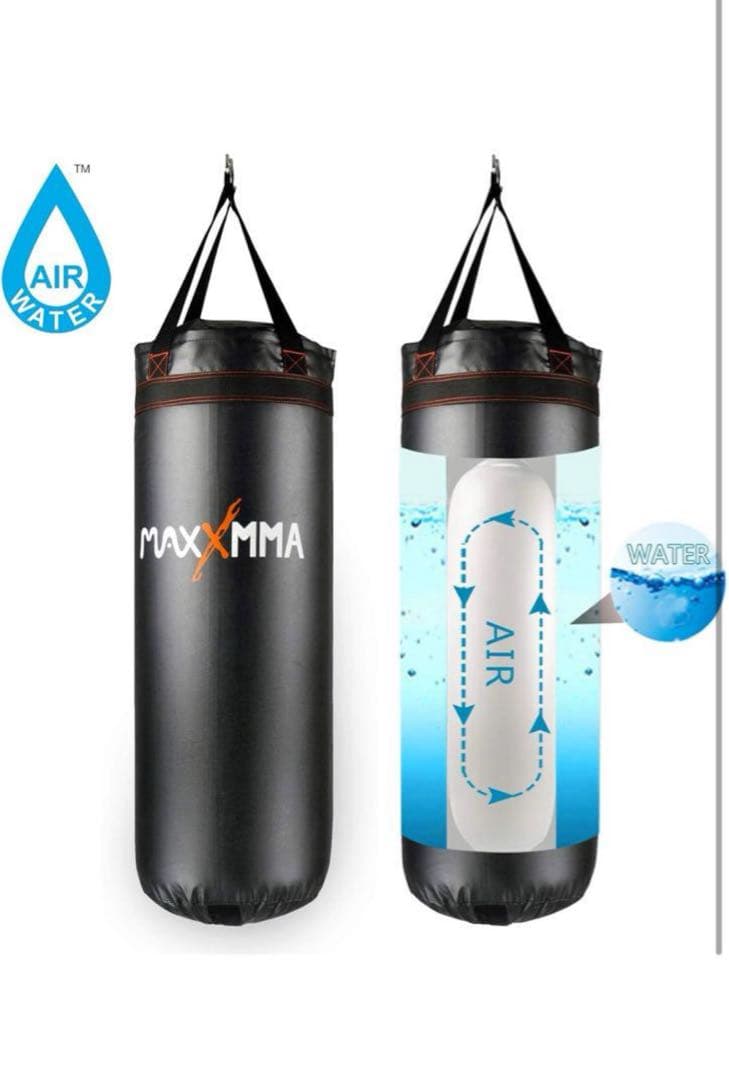 新品MaxxMMA サンドバッグ ウォーター＆エアーヘビーバッグパンチングバッグ