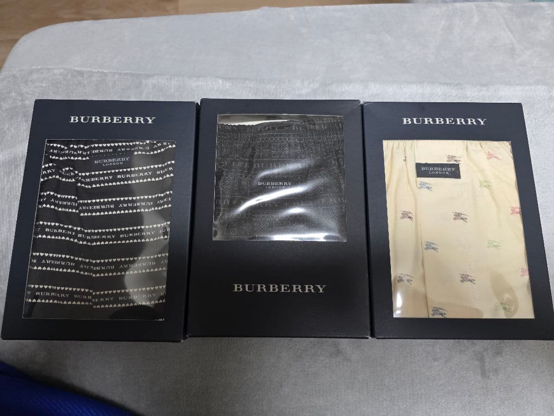 BURBERRY トランクス 3枚セット Lサイズ