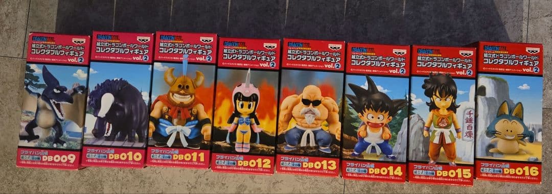 【未開封】ドラゴンボールワールドコレクタブルフィギュア フライパン山編８種