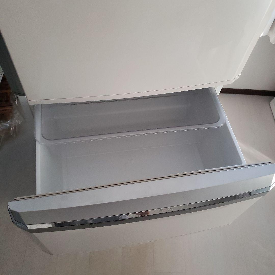 三菱　ホワイト 3ドア冷蔵庫 スリムデザイン