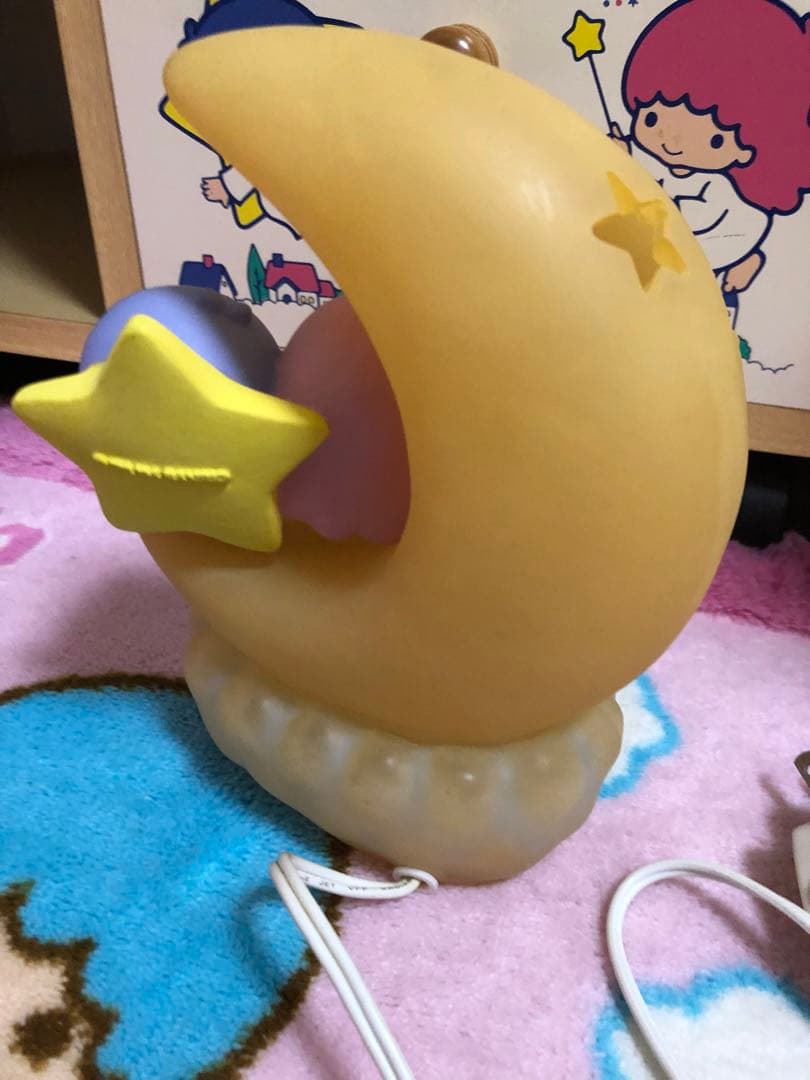 キキララ　レトロ　月のルームランプ