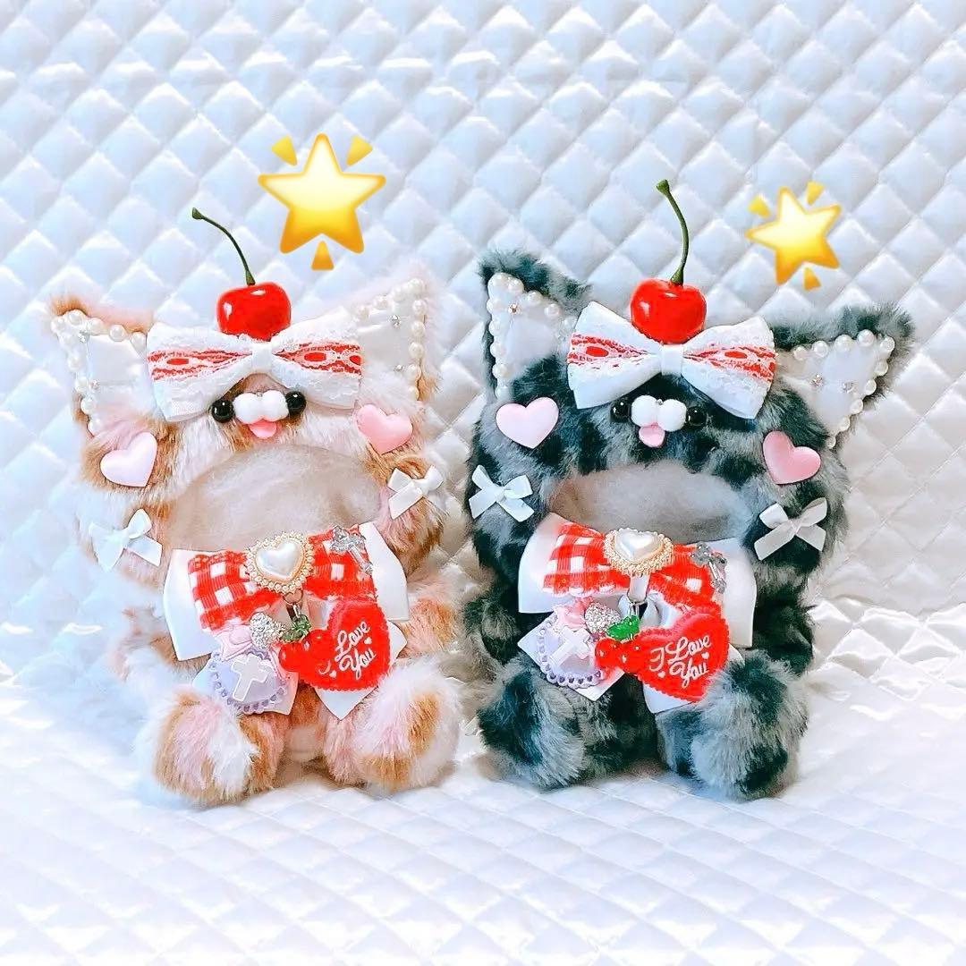 着ぐるみ ねこ おすわり ぬい服 12cm マスコット ちびぐるみ 35