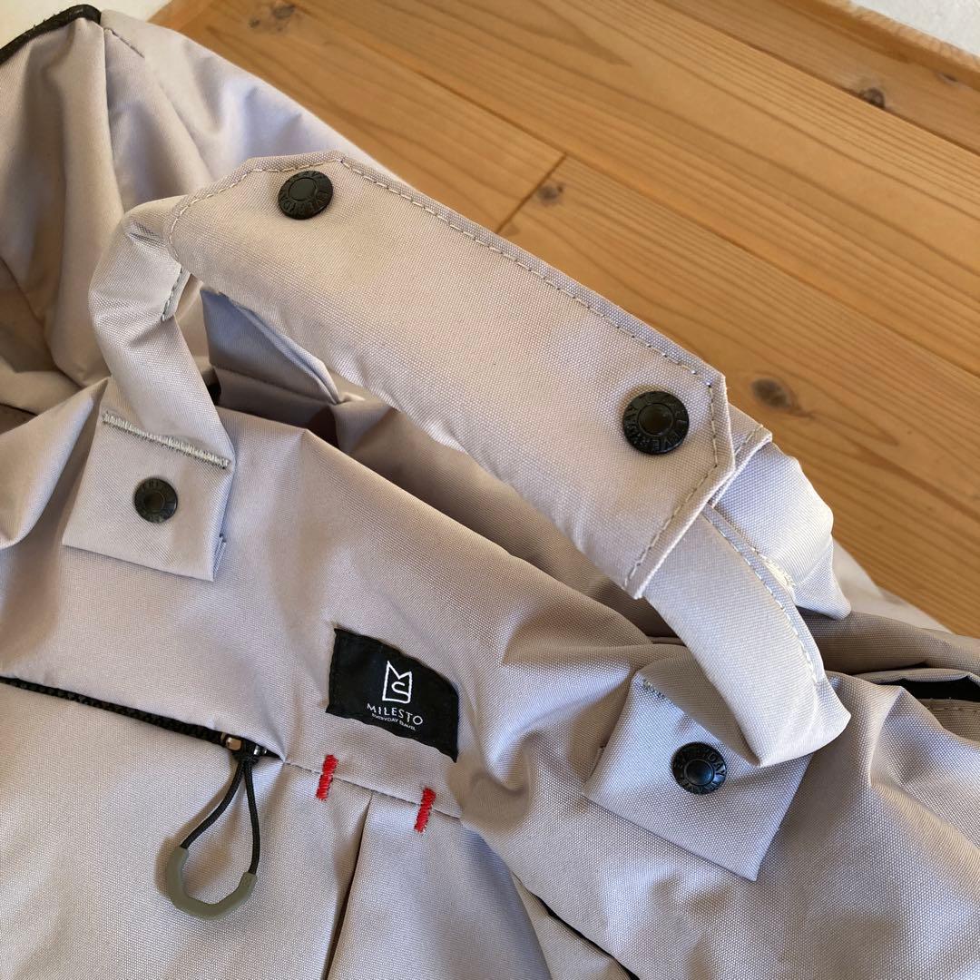 MILESTO ボストンバッグ グレー