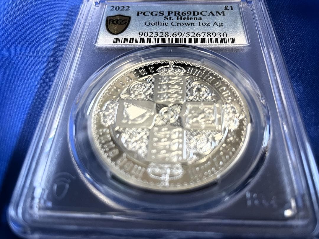 2022マスターピースゴシッククラウン1oz銀貨 PR69 (新品未使用)160
