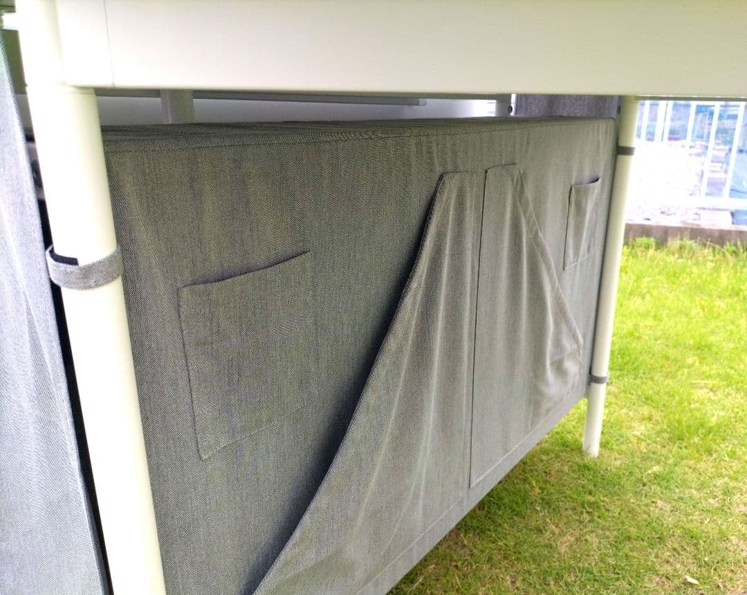 IKEA ゲートレッグテーブル　カルヘル　収納付き　ダイニングテーブル