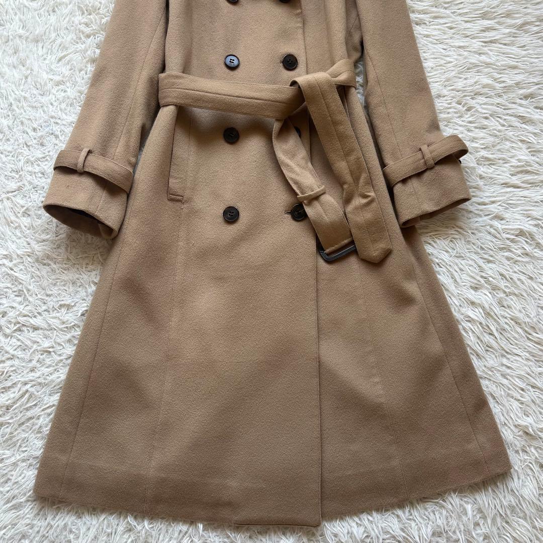 美品✨Moncada カシミヤ100%チェスターコート　ダブル　ロング　キャメル