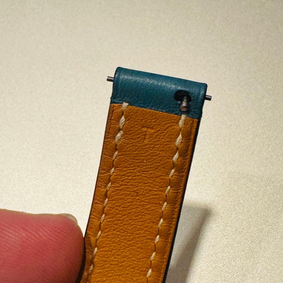 【未使用保管品】エルメス　Hウォッチ　ロング　レザーベルト　尾錠付き