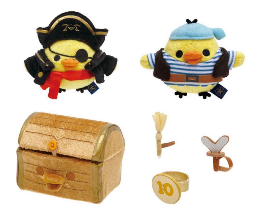 【顔厳選】レア限定　キイロイトリ 海賊団のお宝セット　てのりぬいぐるみ