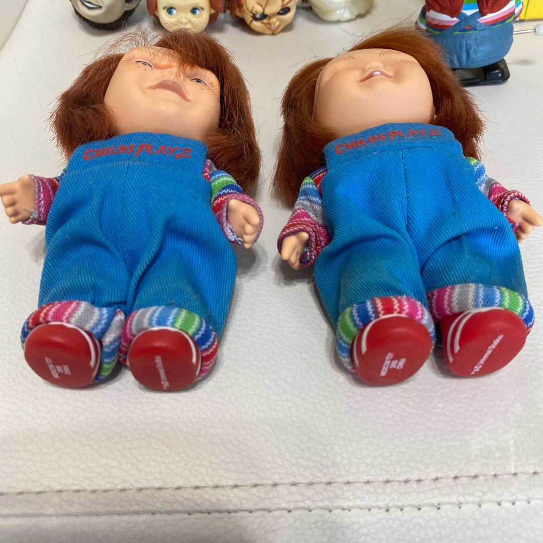 チャッキーフィギュア4点セット＆ガチャ4点＆キューピーコラボストラップ